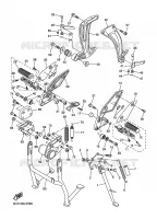 STAND / FOOTREST for Yamaha FZ1 FAZER ABS 2010