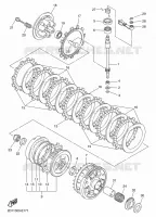 STARTER CLUTCH for Yamaha FZ1 FAZER ABS 2010