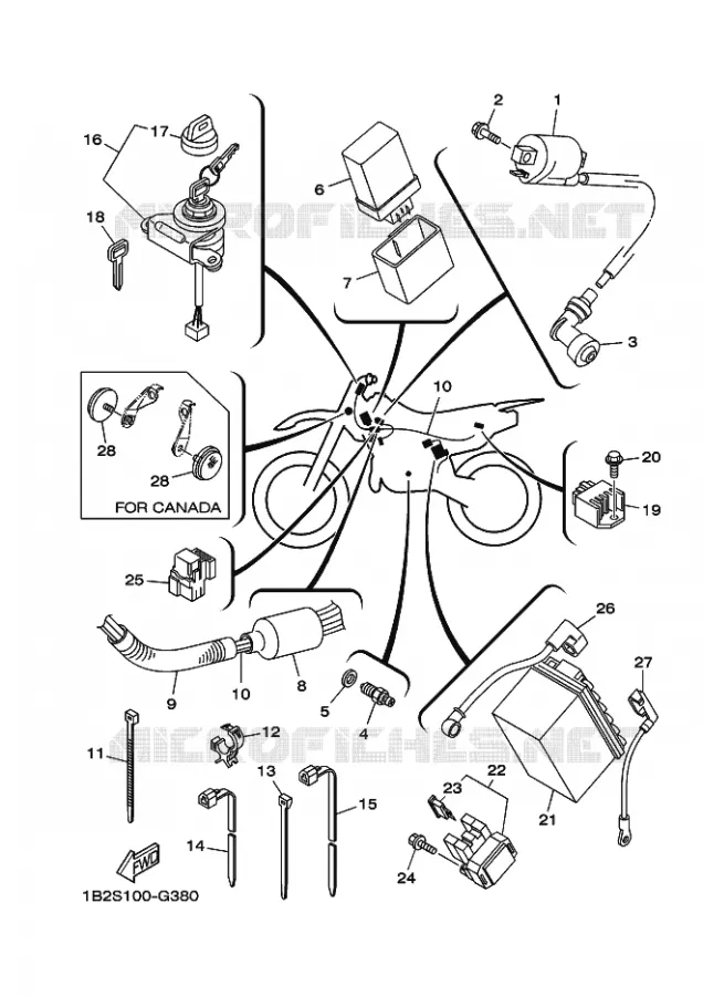 ELECTRICAL 1 Yamaha MOTO 125 2010 TTR  TT-R125LWE
