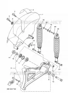 SWINGARM / SHOCK ABSORBER for Yamaha XCITY 2010