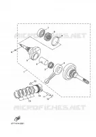 CRANKSHAFT / PISTON for Yamaha CYGNUS 2010