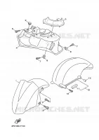 FRONT FENDER for Yamaha CYGNUS 2010