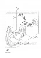 HEADLIGHT for Yamaha CYGNUS 2010
