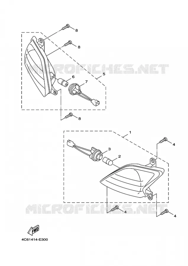 INDICATOR Yamaha SCOOTER 125 2010 FLAME X  XC125 FLAME X