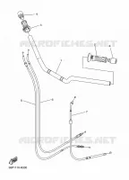 HANDLEBAR & CABLES for Yamaha XJ6 DIVERSION 2010