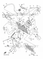 RADIATOR / HOSES for Yamaha XJ6 DIVERSION 2010