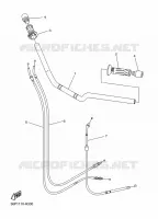 HANDLEBAR & CABLES for Yamaha XJ6 DIVERSION 2010