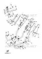 EXHAUST for Yamaha XTR 2010