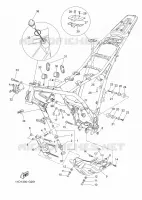 FRAME for Yamaha XTZ TENERE 2010