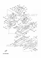 CRANKCASE for Yamaha OVETTO 4T 2010