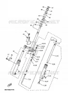 FRONT FORK for Yamaha OVETTO 4T 2010