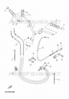 HANDLEBAR & CABLES for Yamaha OVETTO 4T 2010