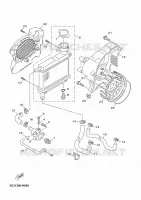 RADIATOR / HOSES for Yamaha OVETTO 4T 2010