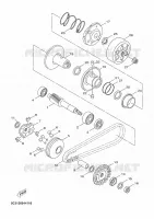 STARTER CLUTCH for Yamaha OVETTO 4T 2010