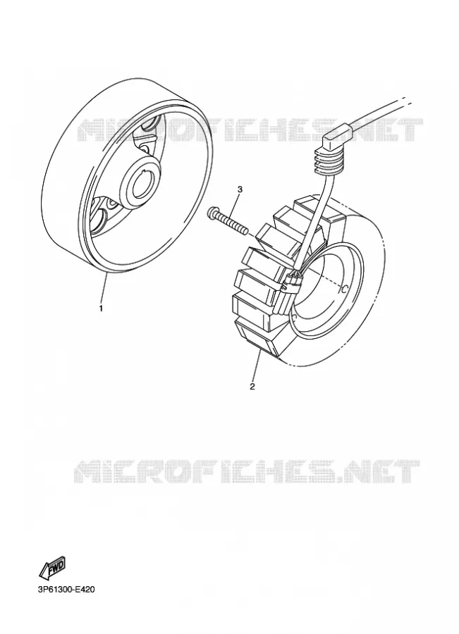 IGNITION Yamaha MOTO 1300 2011 FJR AS ABS  FJR1300AS