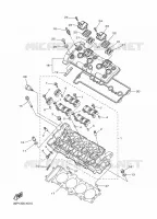 CYLINDER HEAD  for Yamaha FAZER 2011