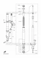 FRONT FORK for Yamaha FAZER 2011