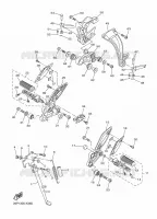 STAND / FOOTREST for Yamaha FAZER 2011