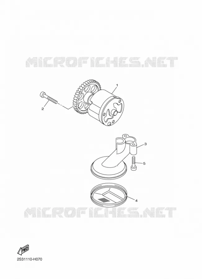 OIL PUMP Yamaha MOTO 1700 2011 VMAX  VMX17