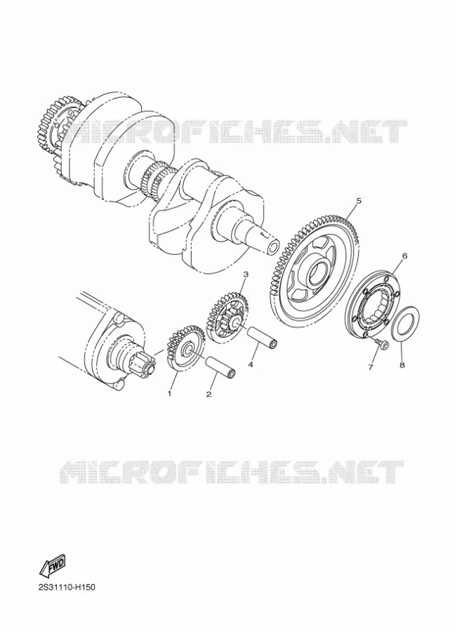STARTER CLUTCH Yamaha MOTO 1700 2011 VMAX  VMX17