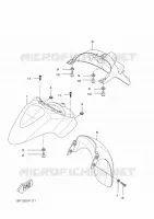 FENDER for Yamaha XCITY 2011
