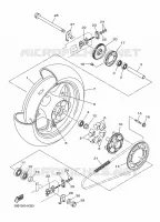 REAR WHEEL for Yamaha XJ6 ABS 2011