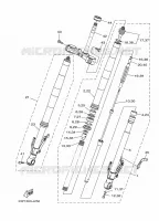 FRONT FORK for Yamaha XTZ SUPER TENERE 2011