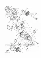 CRANKSHAFT / PISTON for Yamaha XTZ SUPER TENERE 2011