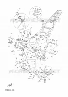 FRAME for Yamaha XTZ TENERE 2011