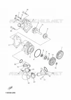 WATERPUMP / HOSES for Yamaha XTZ TENERE 2011