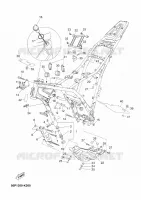 FRAME for Yamaha XTZ TENERE ABS 2011