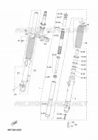 FRONT FORK for Yamaha XTZ TENERE ABS 2011