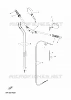 HANDLEBAR & CABLES for Yamaha XTZ TENERE ABS 2011