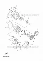 WATERPUMP / HOSES for Yamaha XTZ TENERE ABS 2011