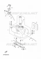 FUEL TANK for Yamaha XMAX 2011