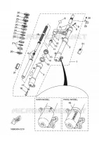 FRONT FORK for Yamaha NITRO 2011