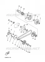 STARTER CLUTCH for Yamaha NITRO 2011