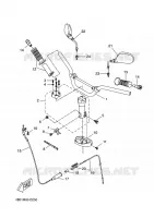 HANDLEBAR & CABLES for Yamaha NITRO NAKED 2011