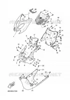 LEG SHIELD for Yamaha NITRO NAKED 2011