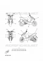 STICKER for Yamaha NITRO NAKED 2011