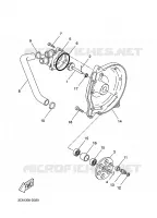 WATERPUMP / HOSES for Yamaha NITRO NAKED 2011