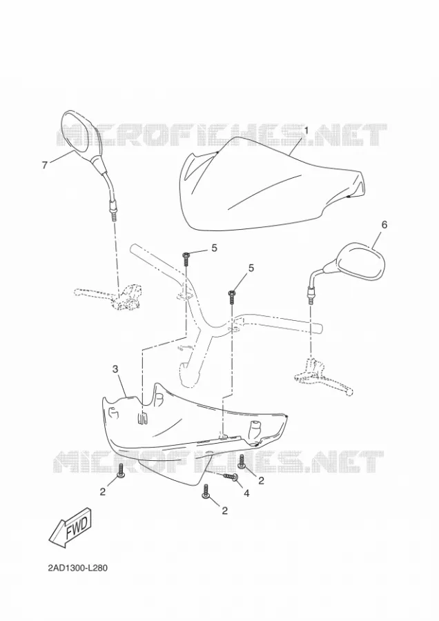 COVER 1 Yamaha SCOOTER 50 2012 JOG  CS50