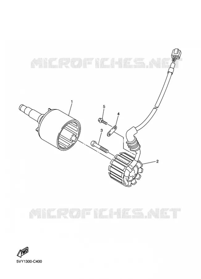 IGNITION Yamaha MOTO 800 2012 FAZER  FZ8-S