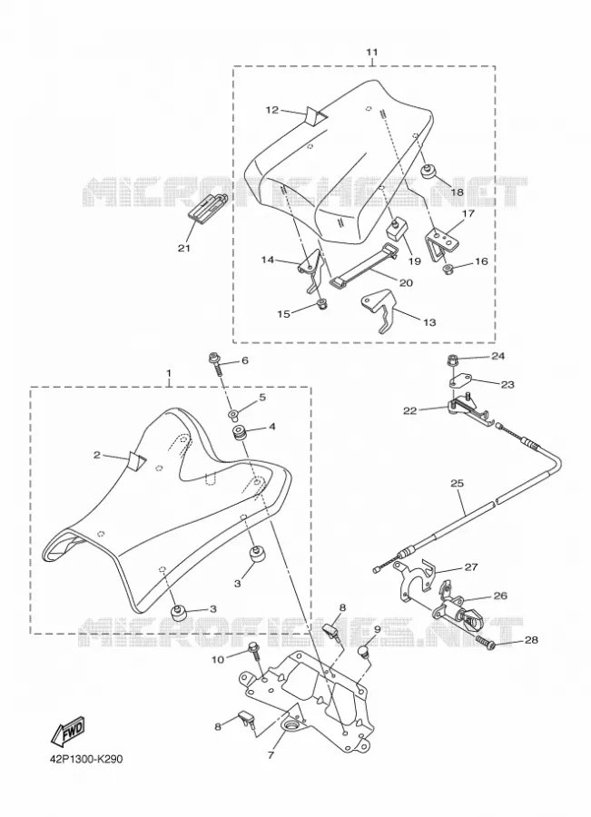 SEAT Yamaha MOTO 800 2012 FAZER  FZ8-S