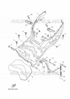 STAND / FOOTREST for Yamaha OCEO 2012