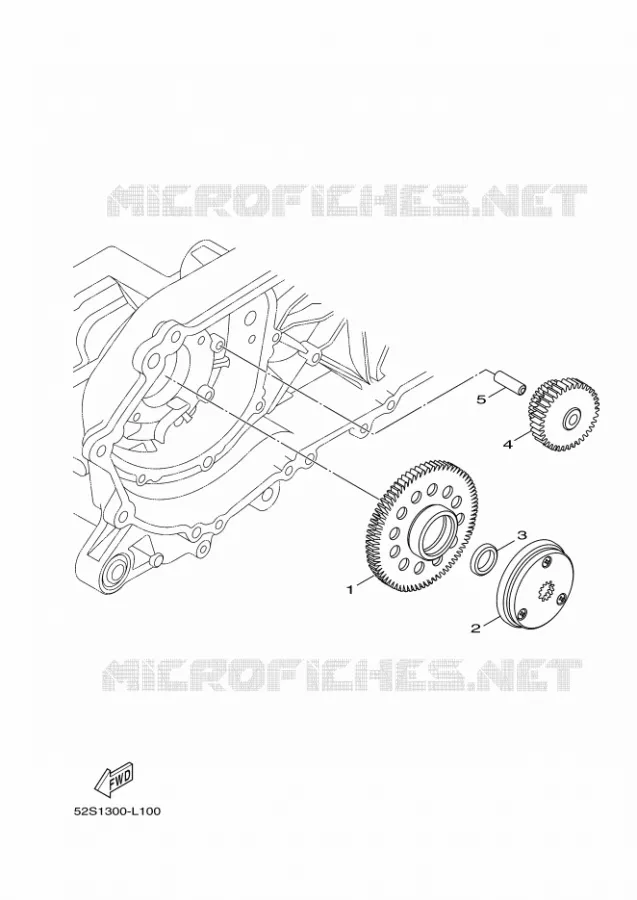 STARTER MOTOR Yamaha SCOOTER 125 2012 OCEO  HW125 OCEO