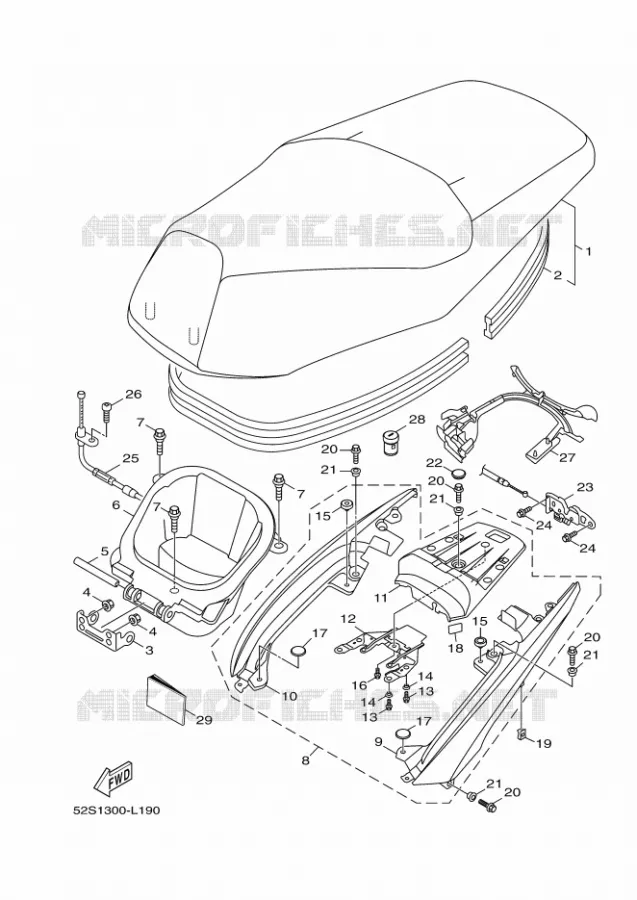 SEAT Yamaha SCOOTER 150 2012 XENTER  HW151
