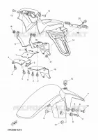 FENDER for Yamaha MT03 2012