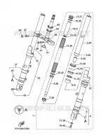 FRONT FORK for Yamaha MT03 2012