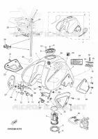 FUEL TANK for Yamaha MT03 2012